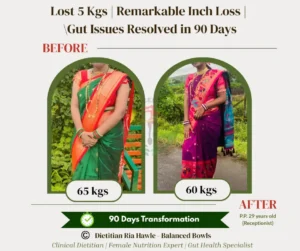 Pune Receptionist Lost 5 Kg with weight loss diet plan